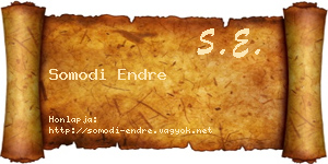 Somodi Endre névjegykártya